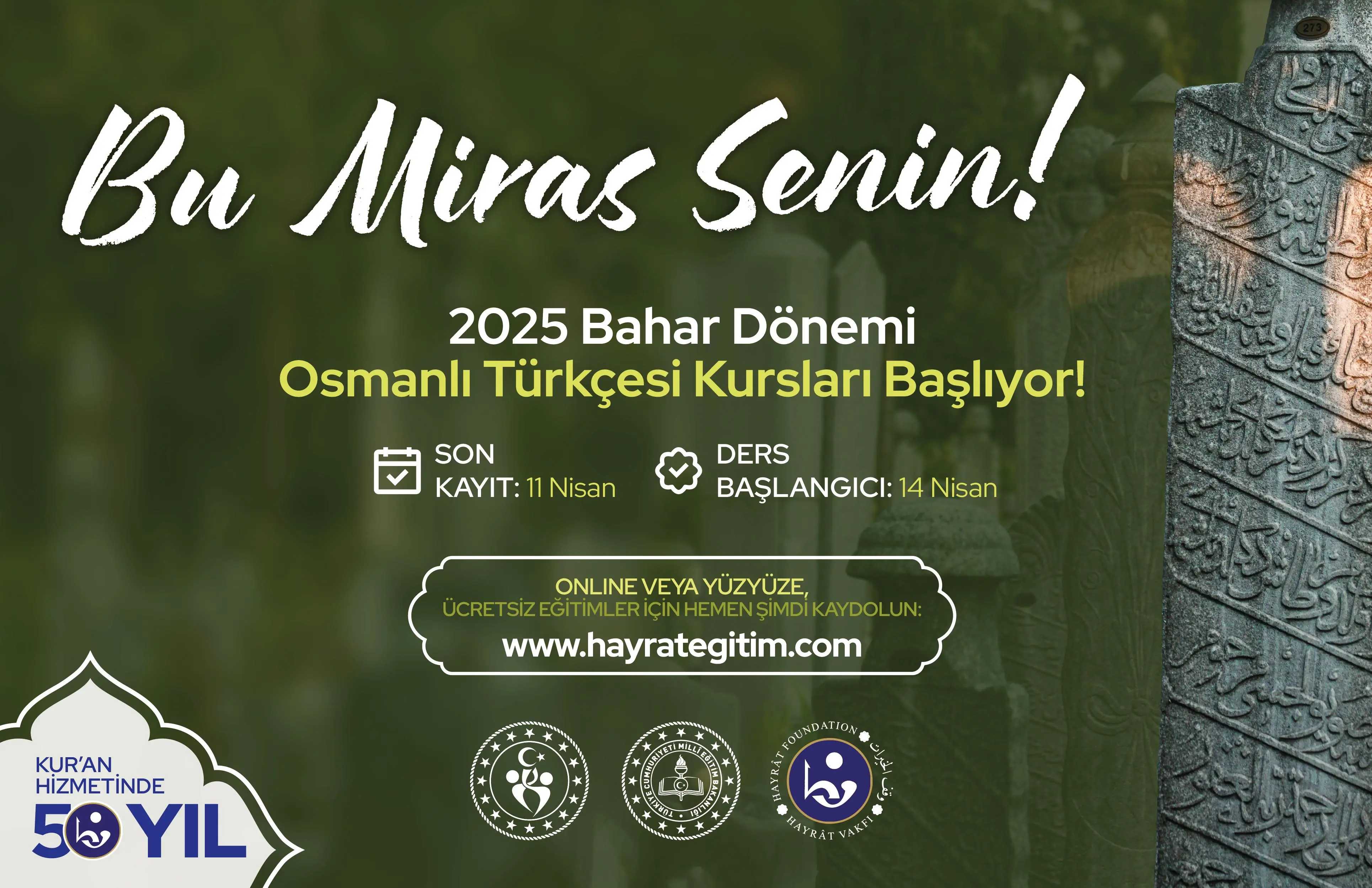 GSB-KYK Osmanlı Türkçesi Kursları